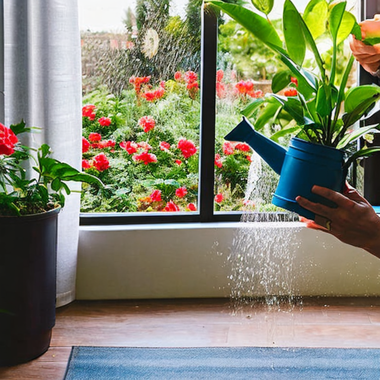 houseplant watering
